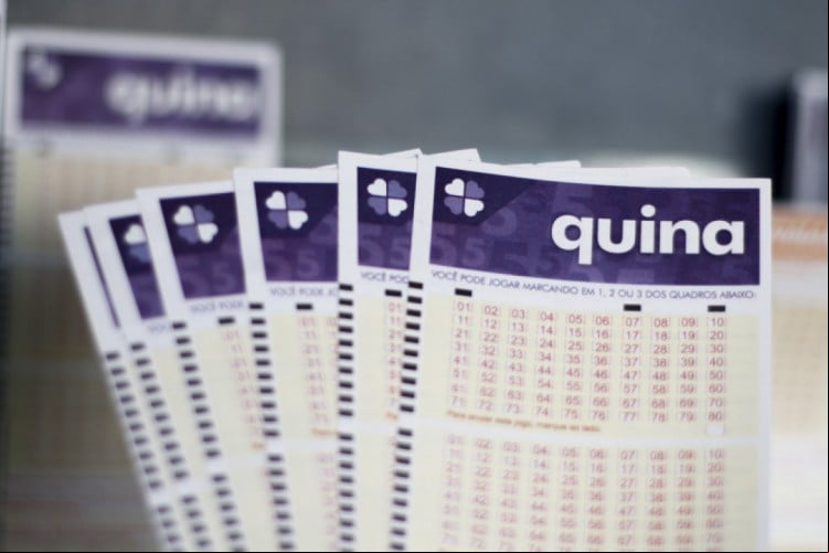 Quina, Concurso 6754, resultado de hoje, quinta-feira, 12 de junho de 2025 (12/06/25). O prêmio é de R$ 1,3 milhão