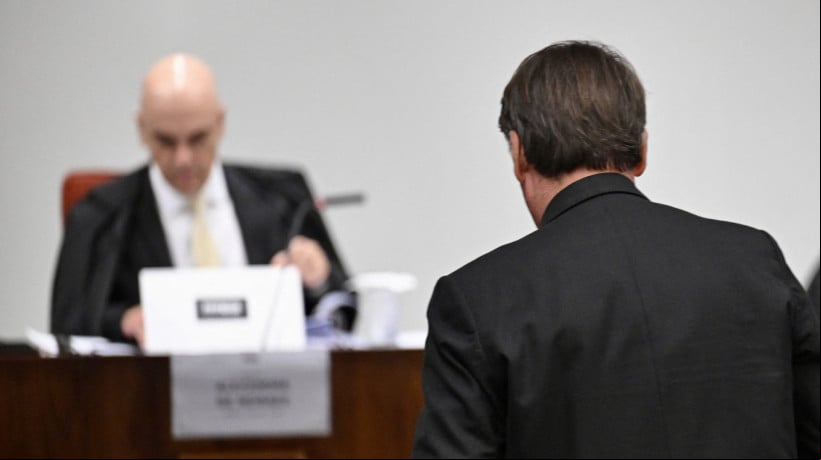 EX-PRESIDENTE Jair Bolsonaro foi interrogado no STF e ficou frente a frente como o ministro Jair Bolsonaro