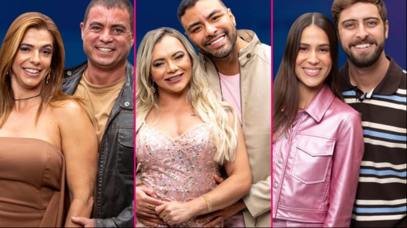 Eike e Nat, Dhomini e Adriana e Ana Paula e Antony estão na berlinda do Power Couple Brasil; veja votação atualizada da enquete Uol 